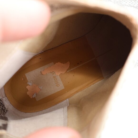 Dolce Vita Women's Tavin Boots Size 7.5 Snake Print Vegan Ankle Low Block Heel - Picture 9 of 11